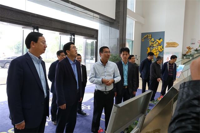 河南省平輿縣縣長趙峰帶團蒞臨臨海市農合聯產業合作園區調研