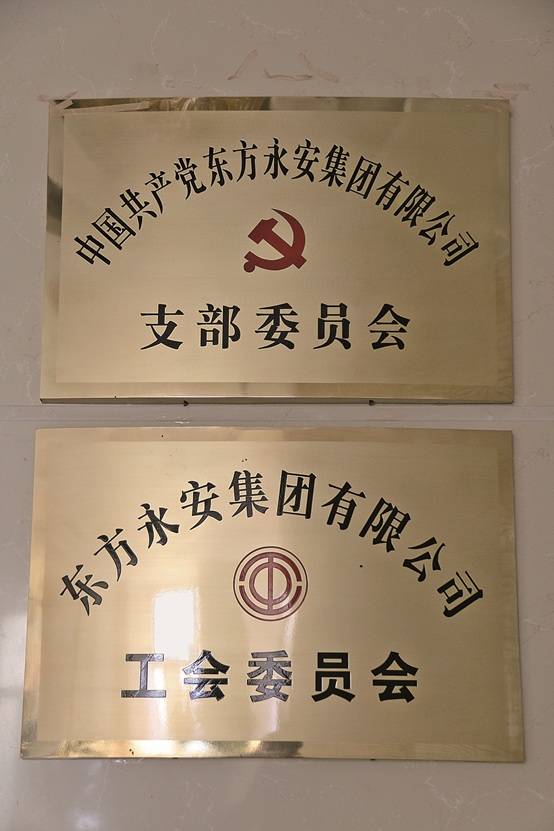 熱烈祝賀東方永安集團有限公司工會委員會、黨支部委員會成立